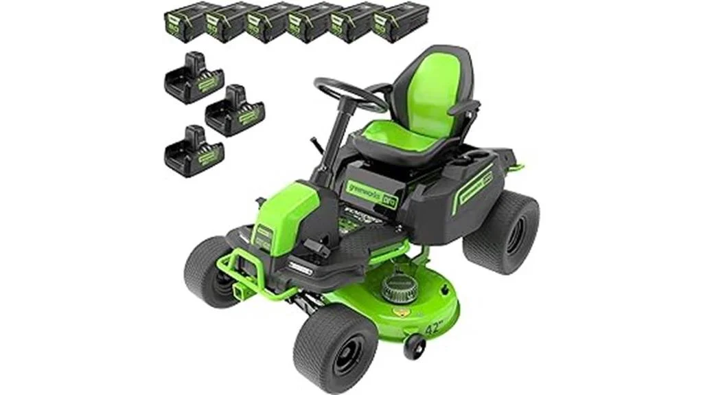 greenworks 80v riding lawn mower