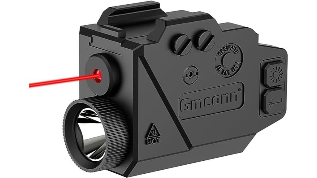 gun light with red laser