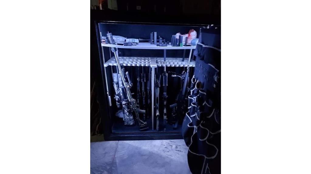gun safe motion light