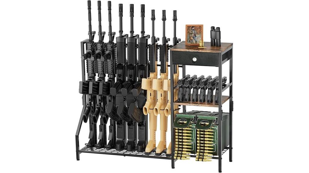 gun storage floor stand