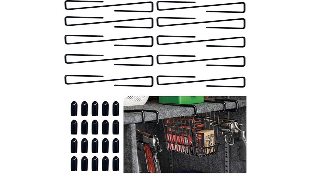 handgun storage organizer rack