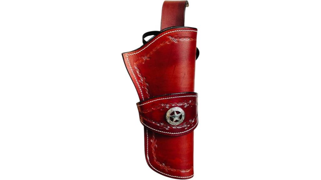 handmade leather revolver holster