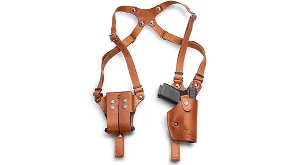 handmade universal leather shoulder holster