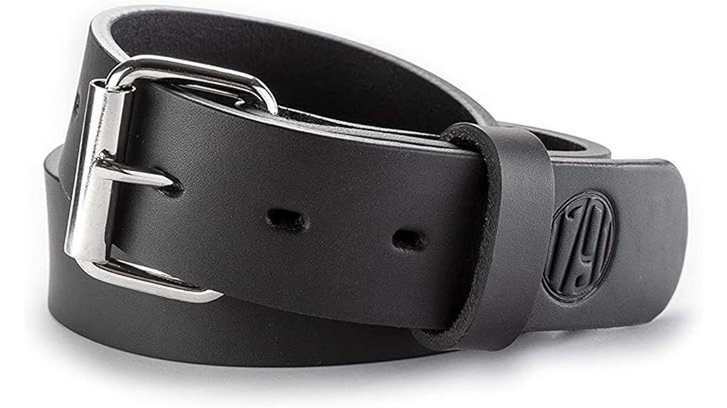 heavy duty leather belt