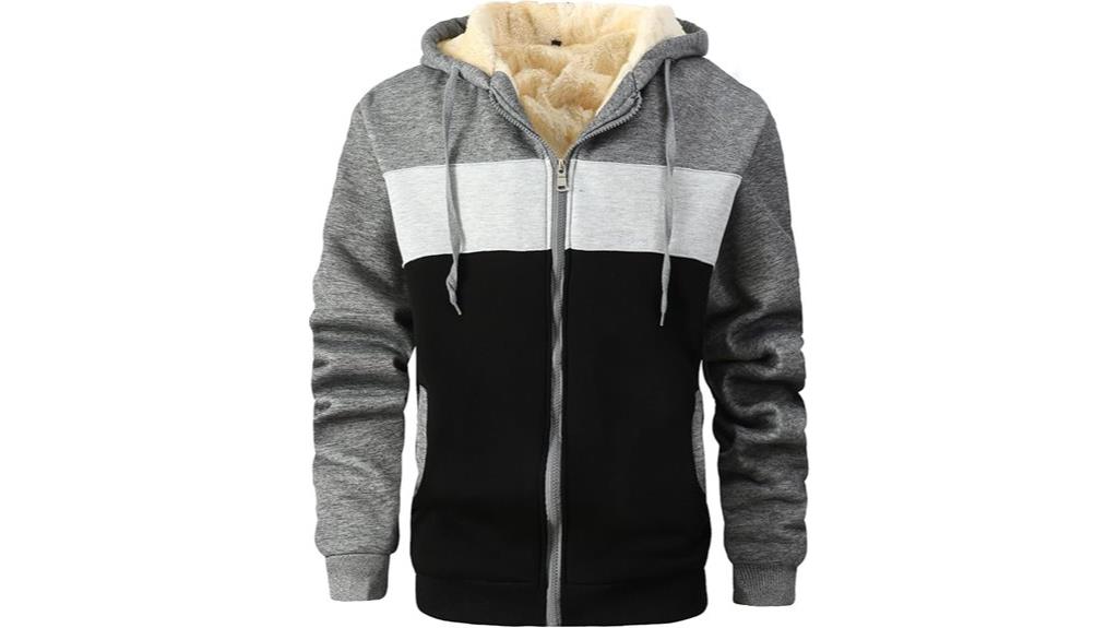 heavyweight thermal fleece jacket