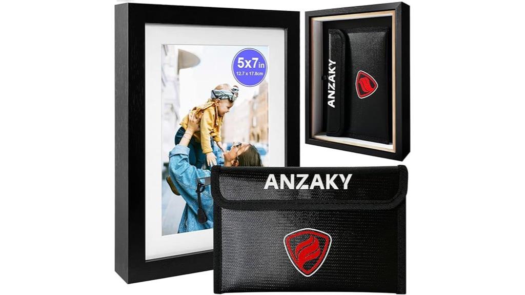 hidden compartment photo frame