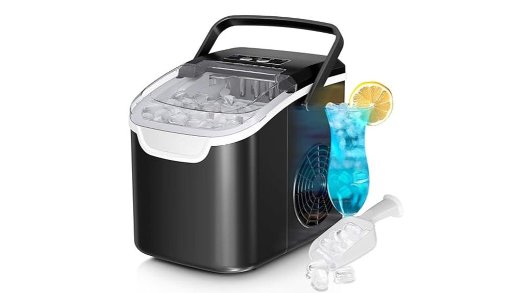 high capacity countertop ice maker