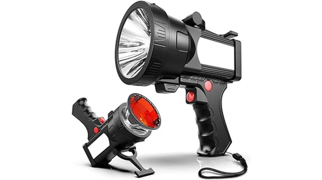 high lumens rechargeable spotlight
