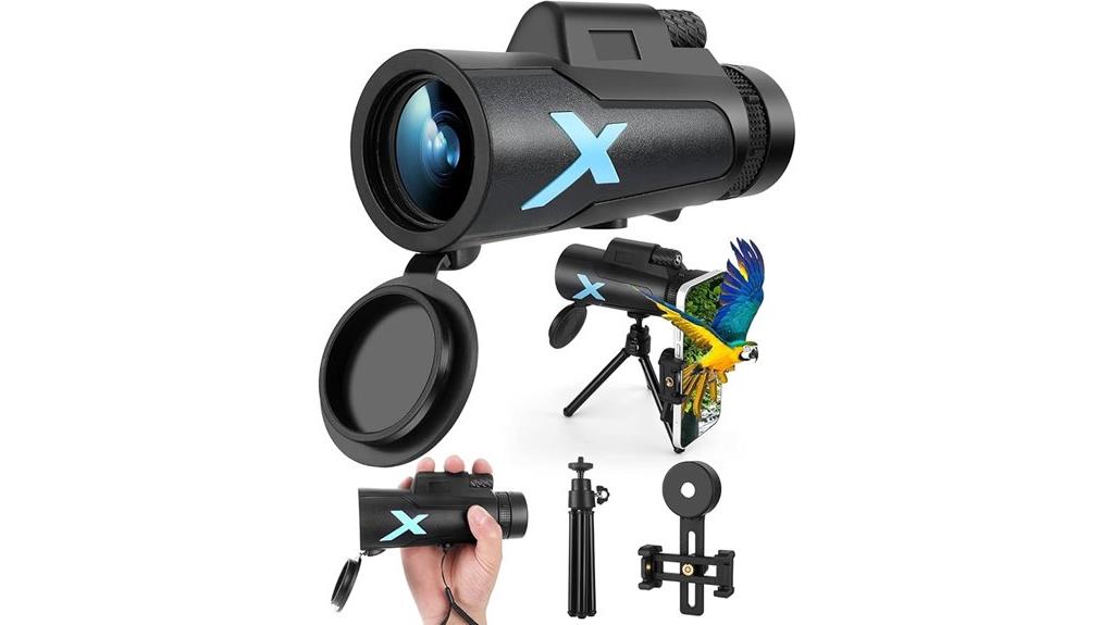 high power monocular with tripod