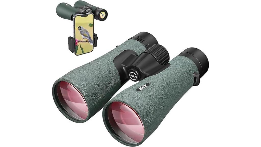 high powered binoculars with adapter