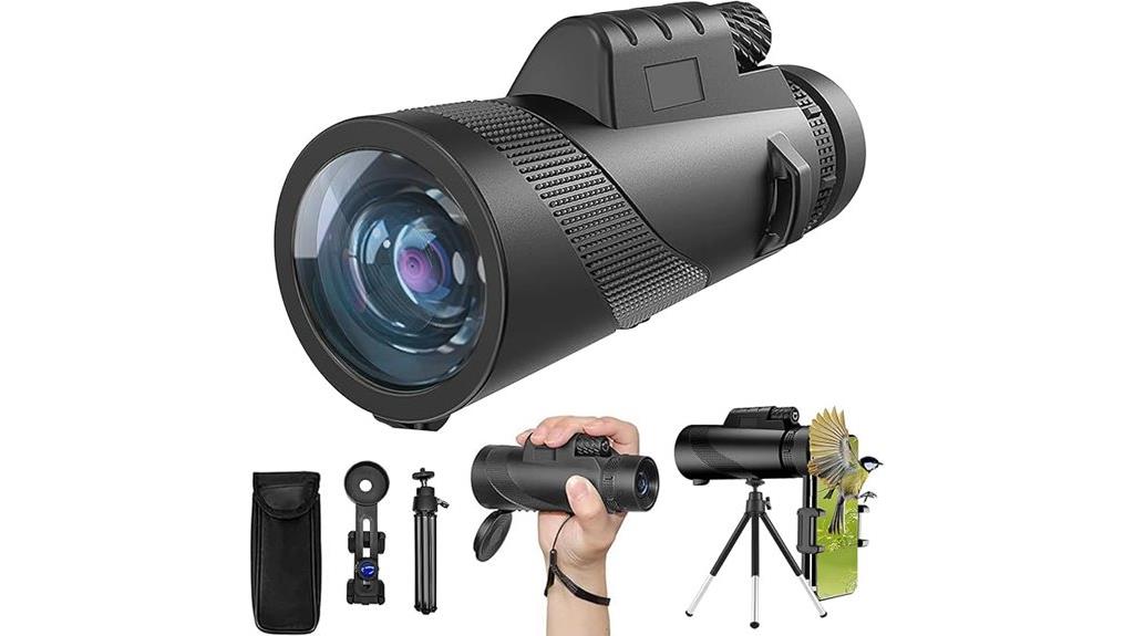 high powered monocular with tripod