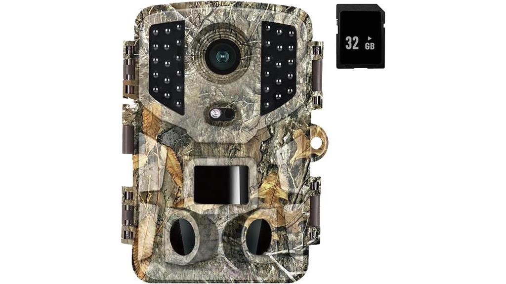 high quality trail camera with night vision and motion activation