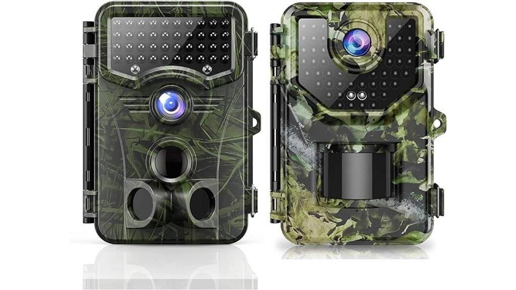 high resolution trail camera with wide angle motion sensor