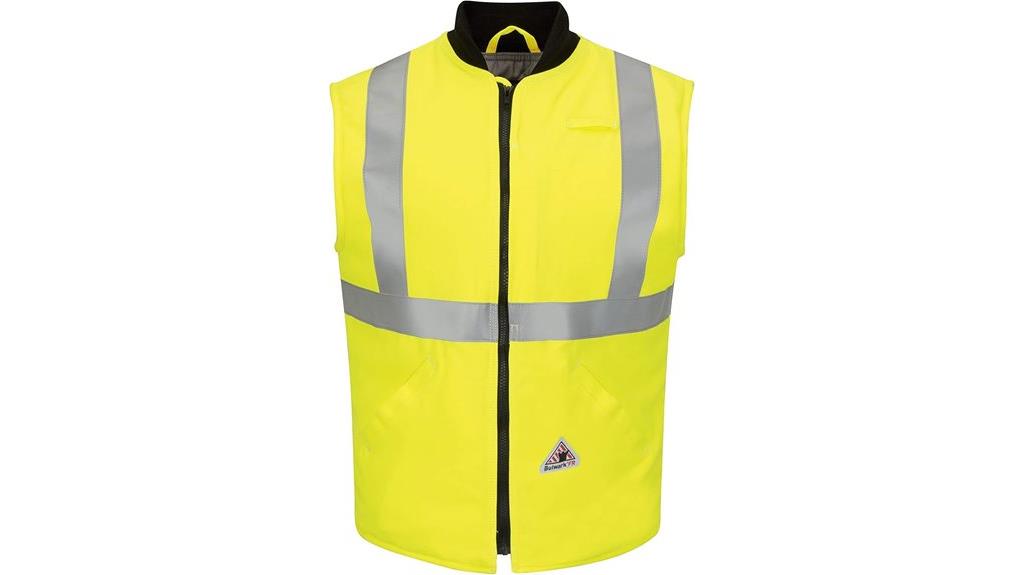 high visibility insulated vest