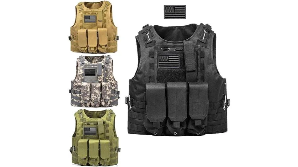 highly versatile adjustable tactical vest