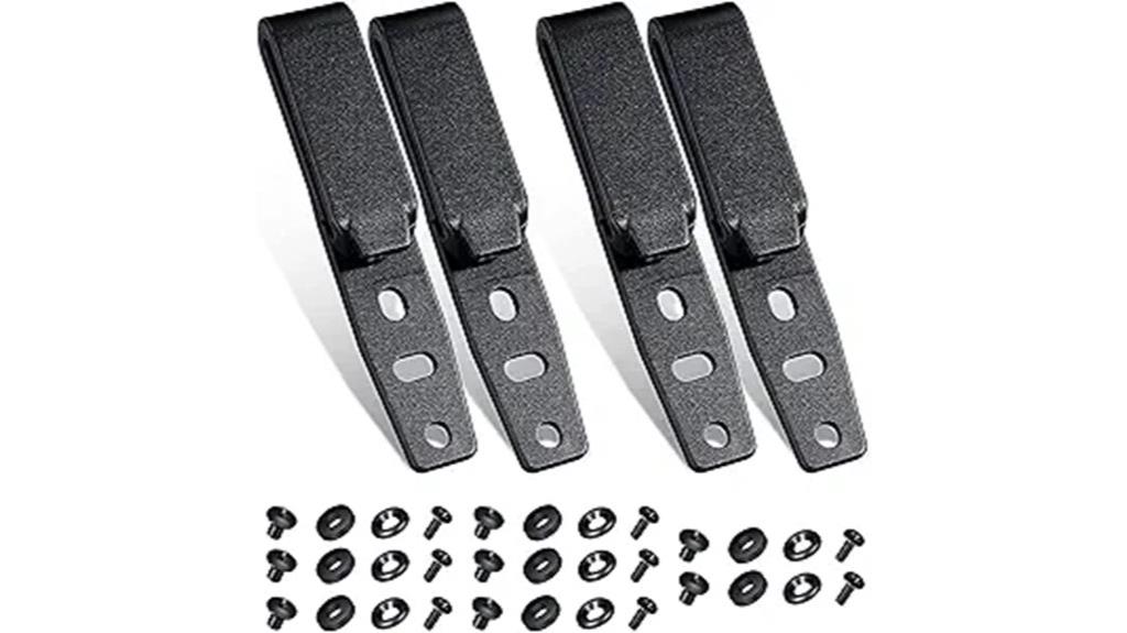 holster belt clips set