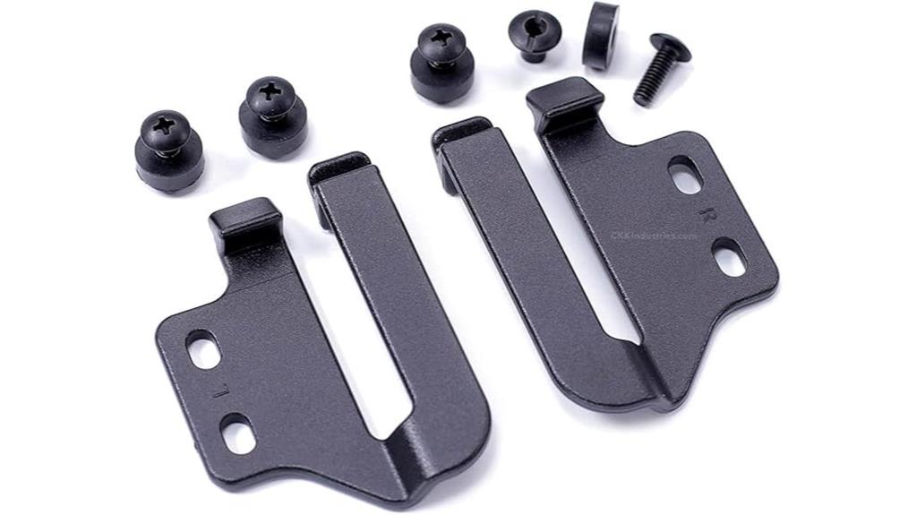 holster clips with speedease