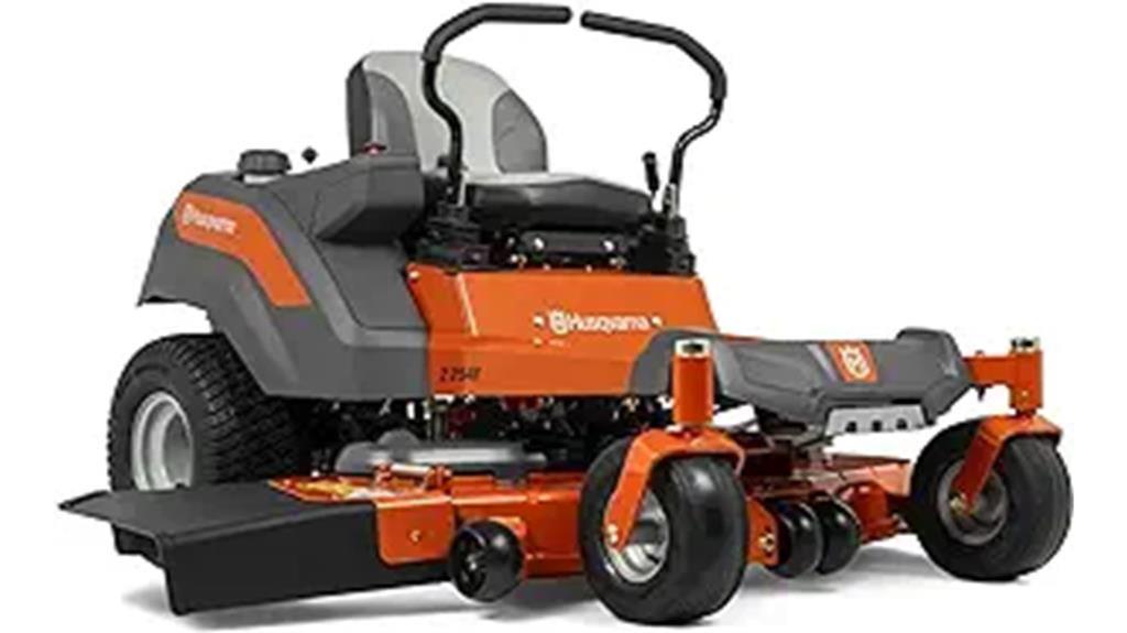 husqvarna z254f powerful zero turn mower
