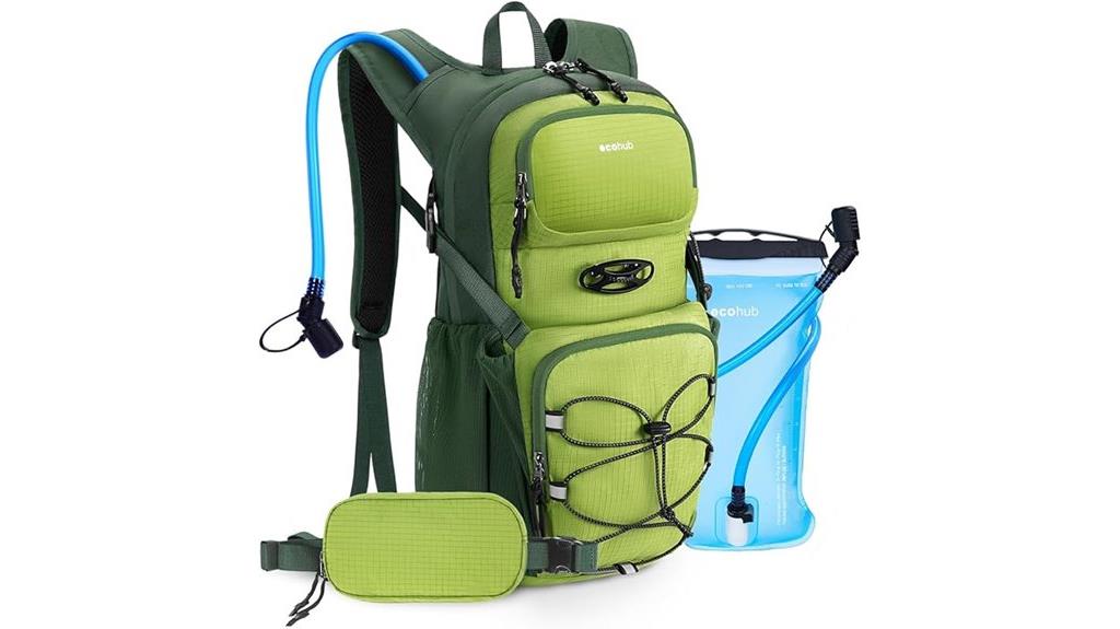 hydration backpack with bladder