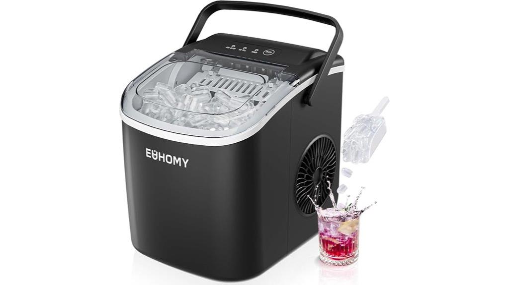 ice maker with handle