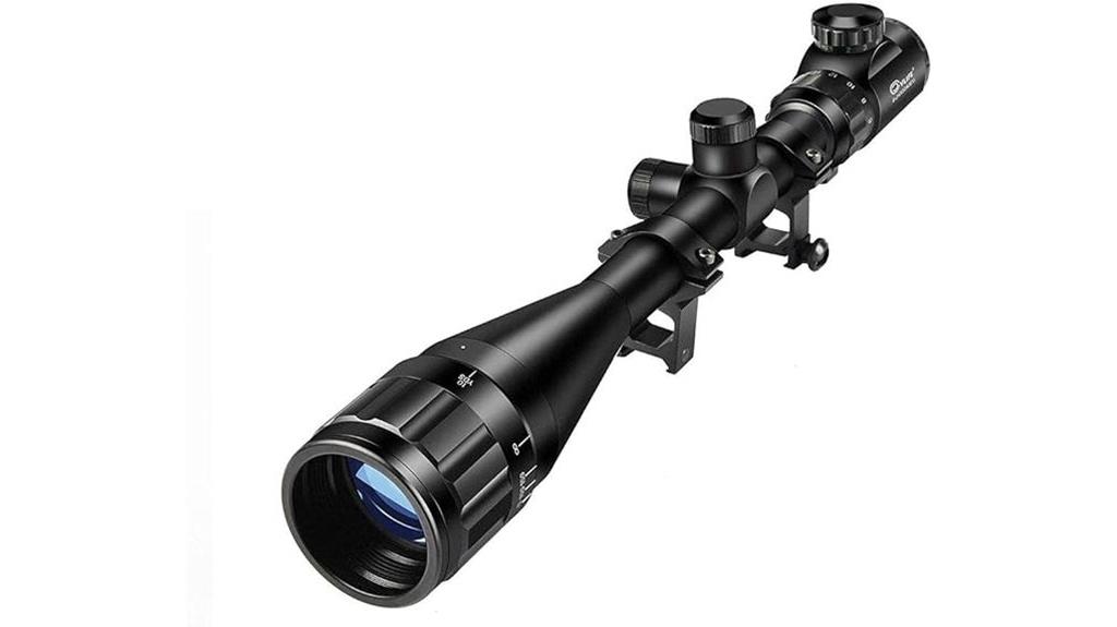 illuminated hunting rifle scope