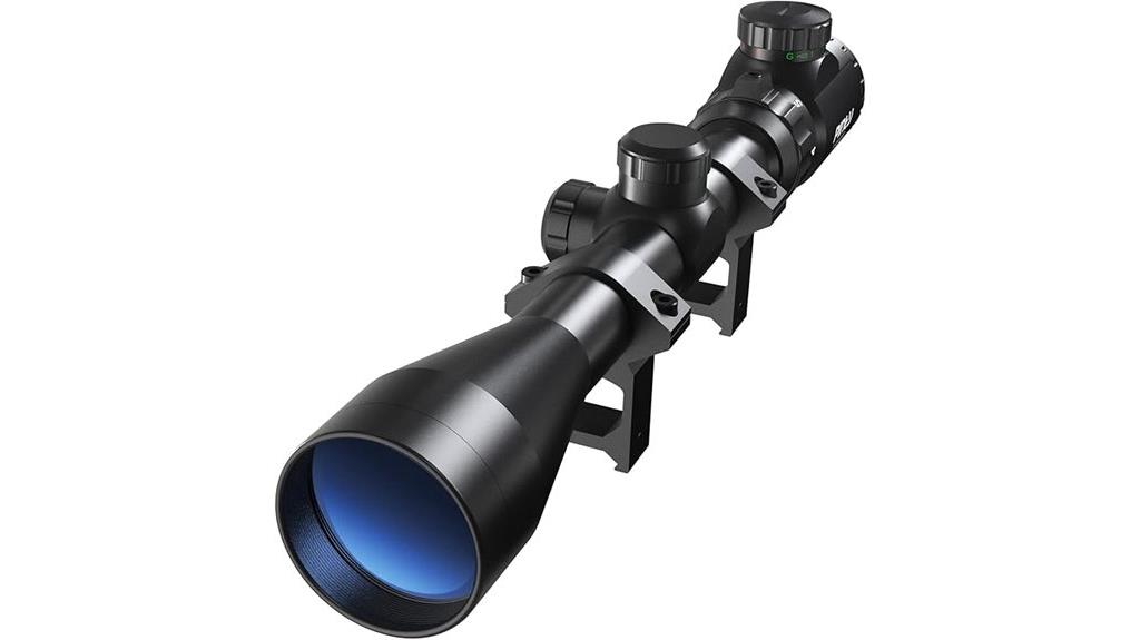 illuminated rangefinder rifle scope