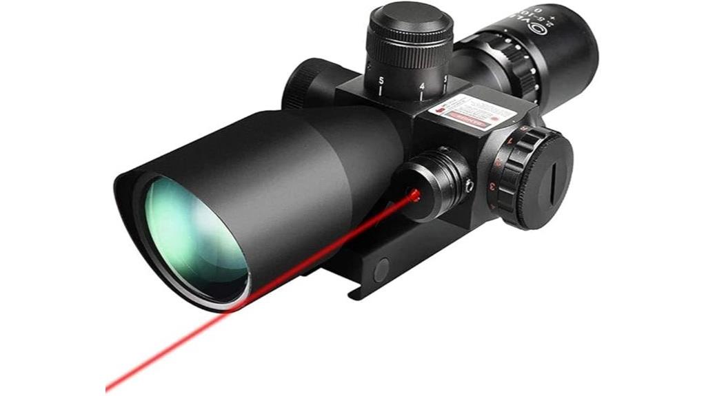 illuminated rifle scope package