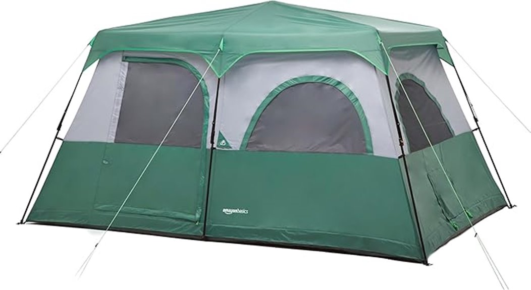 instant camping tent setup