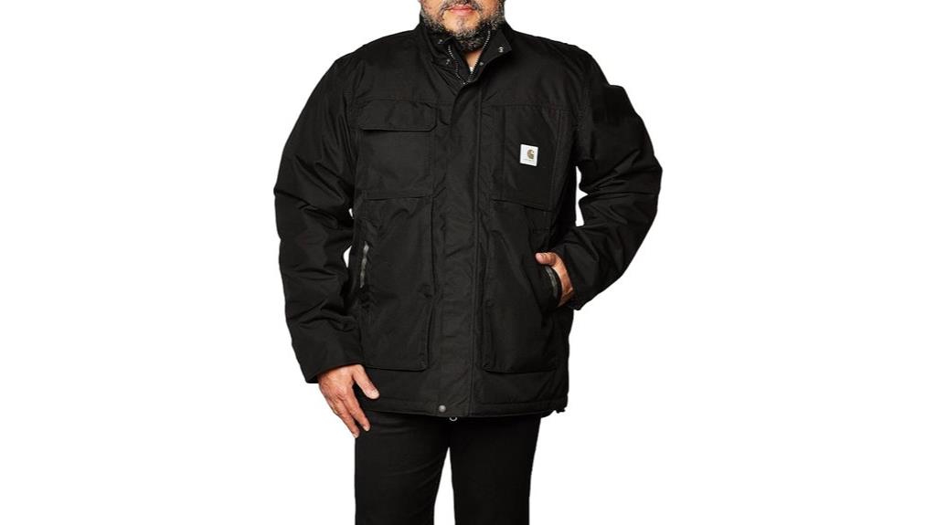 insulated loose fit coat