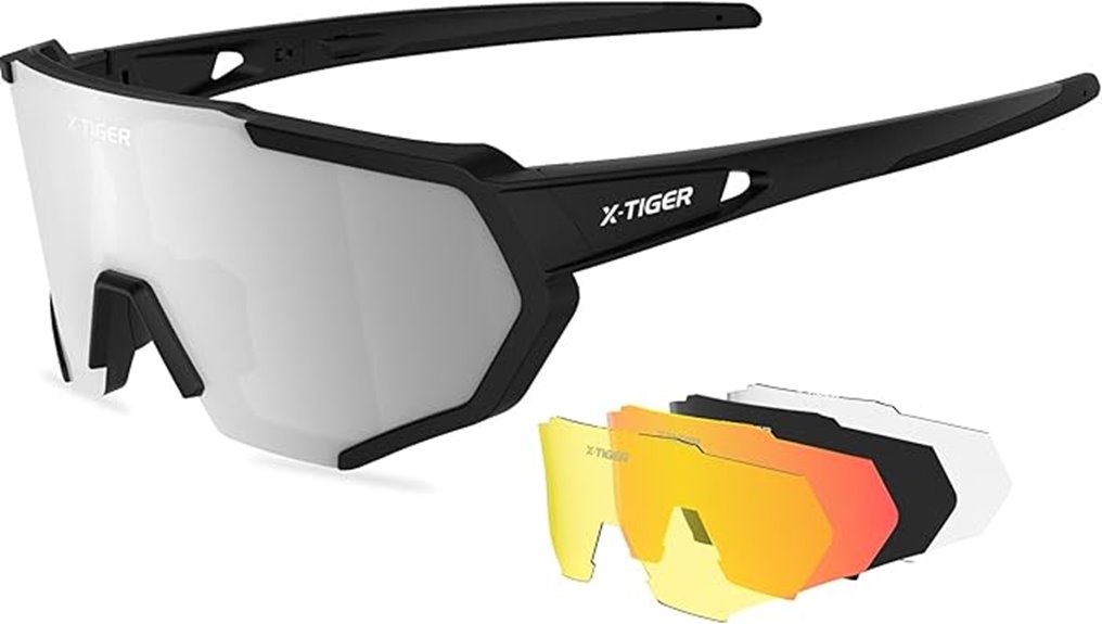 interchangeable polarized sports sunglasses