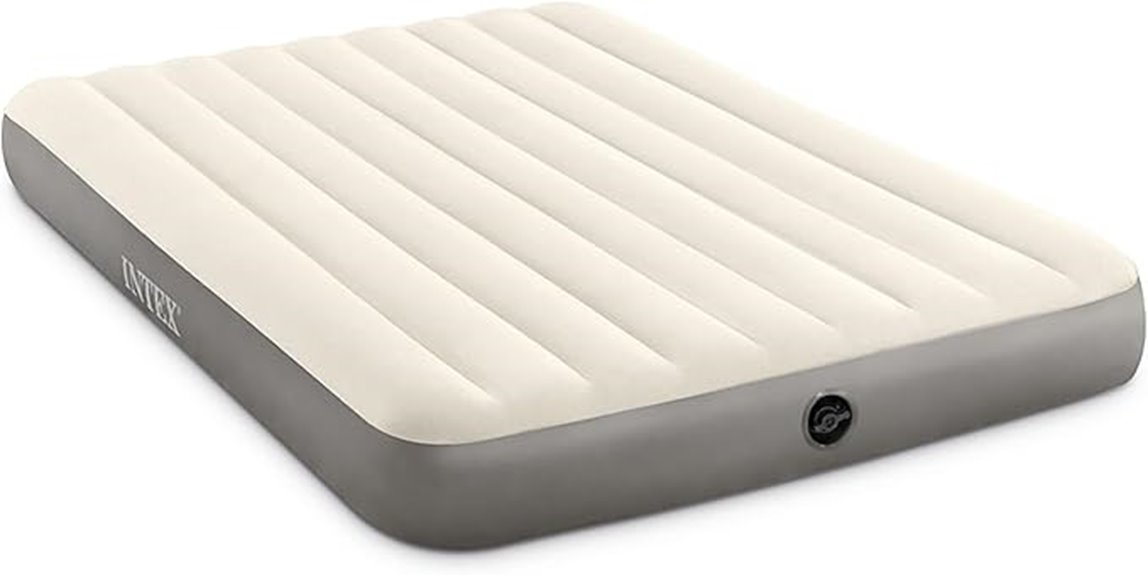intex single high air mattress