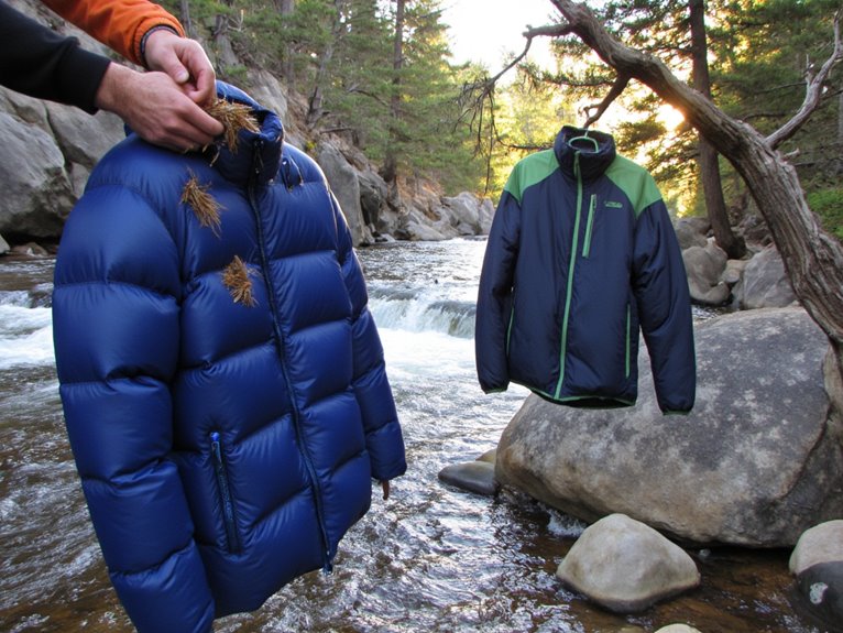 Caring for and Maintaining Down and Synthetic Jackets on the Trail