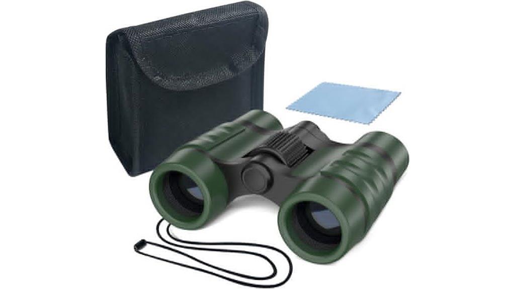 kid friendly green binoculars