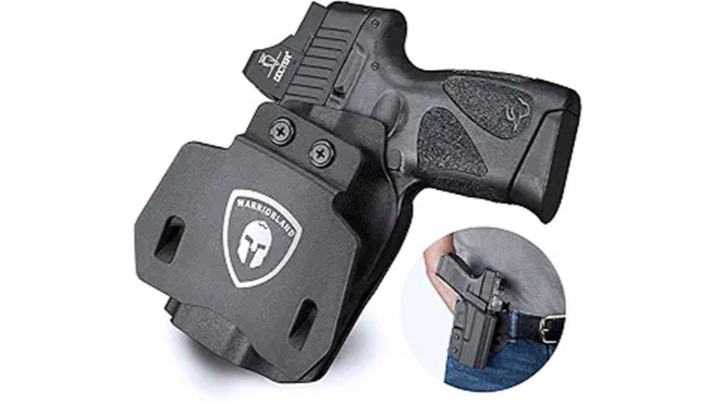 kydex holster with optic