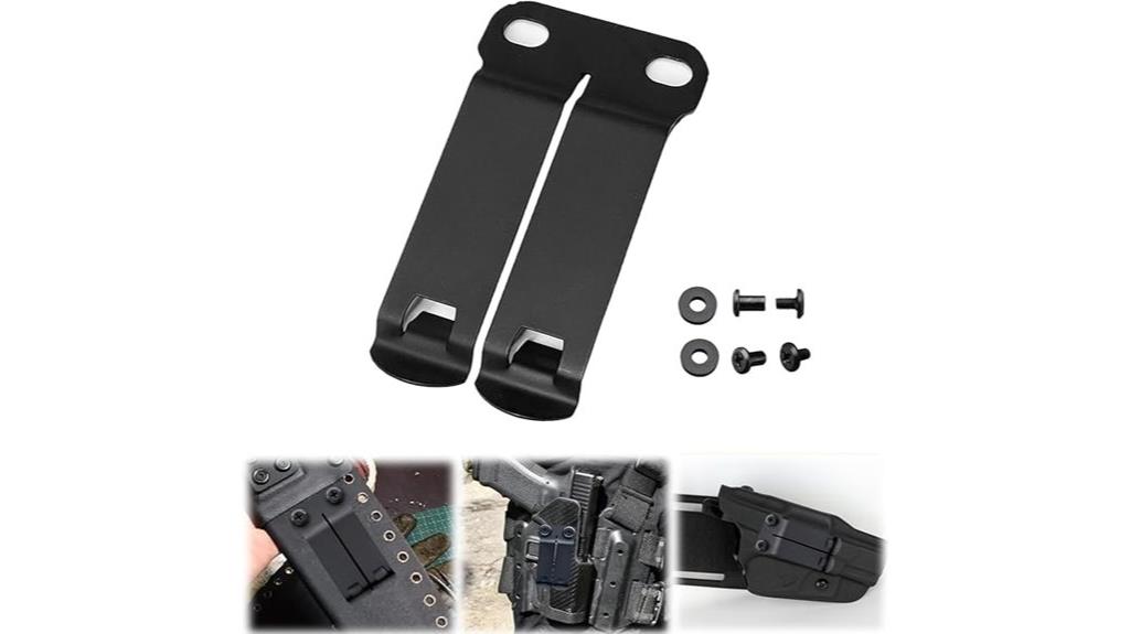 kydex sheath metal clips