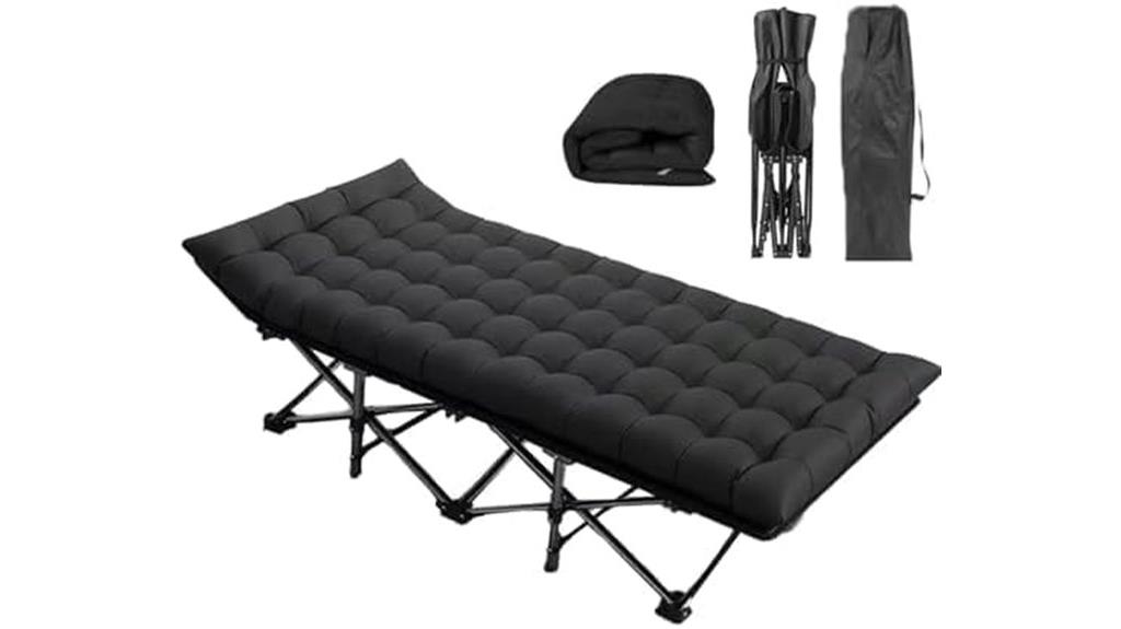 large portable camping cot