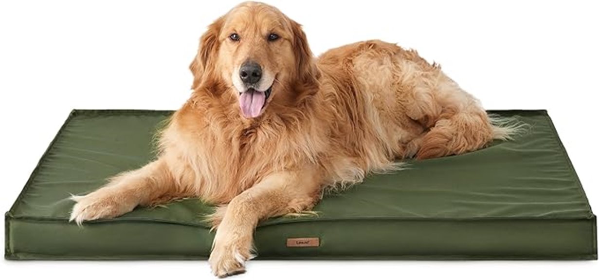 large waterproof dog bed