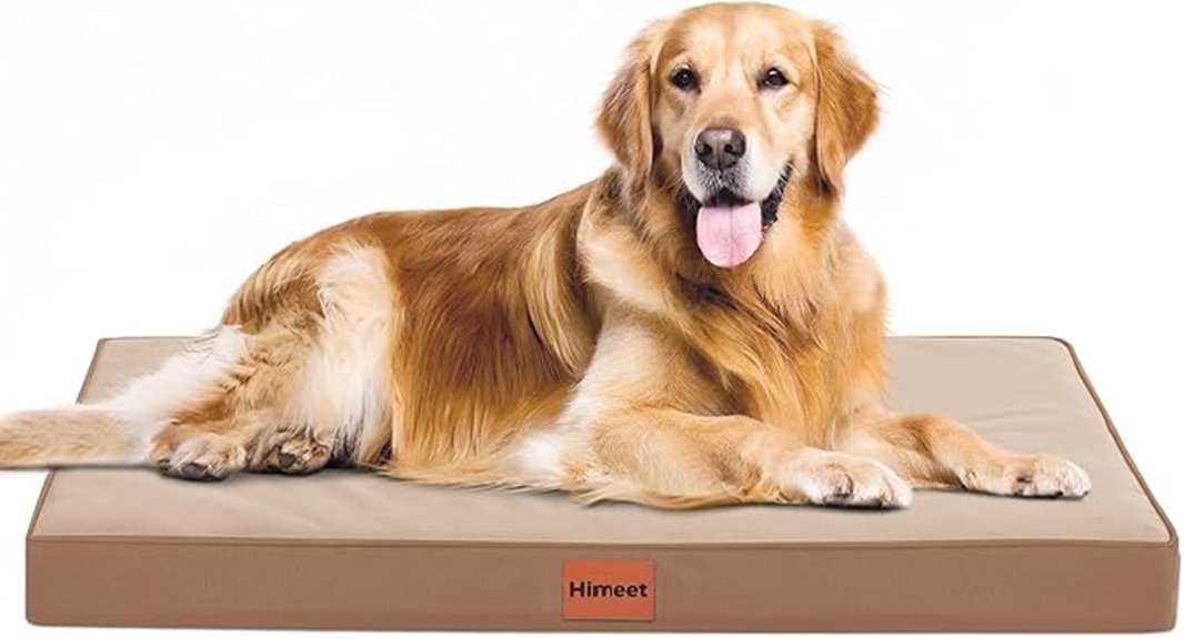 large waterproof dog bed