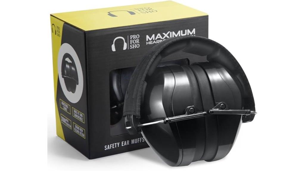 larger foldable safety earmuffs