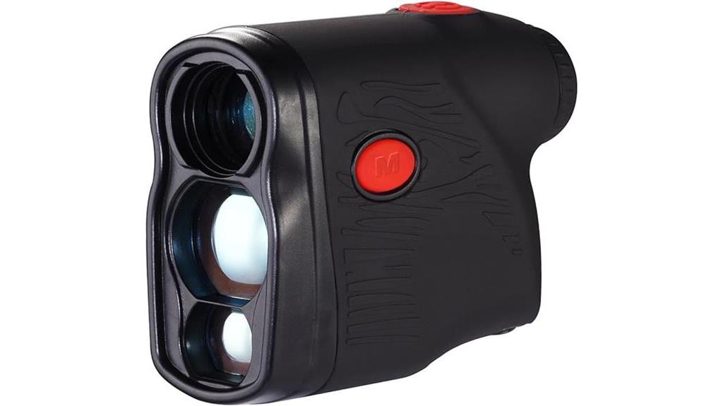 laser range finder for hunting accuracy and slope compensation