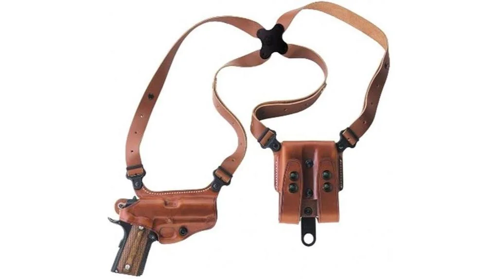 leather shoulder holster system