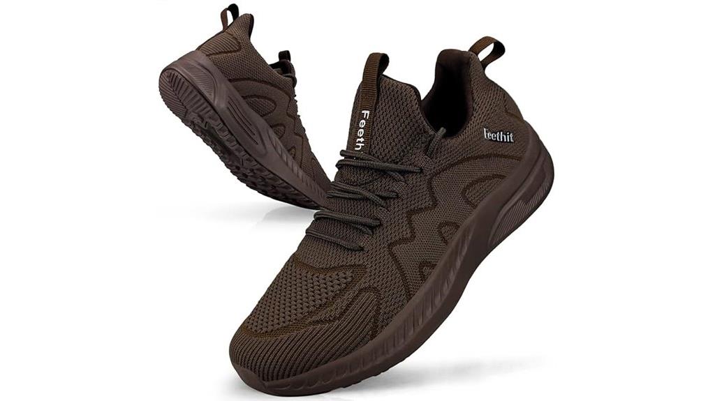 lightweight breathable walking sneakers