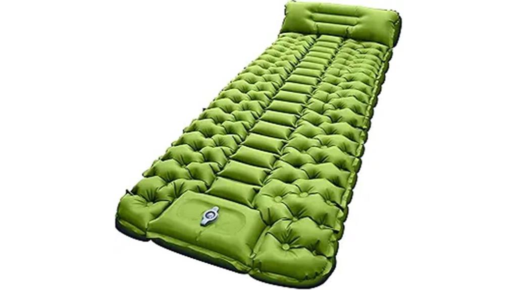 lightweight inflatable sleeping pad