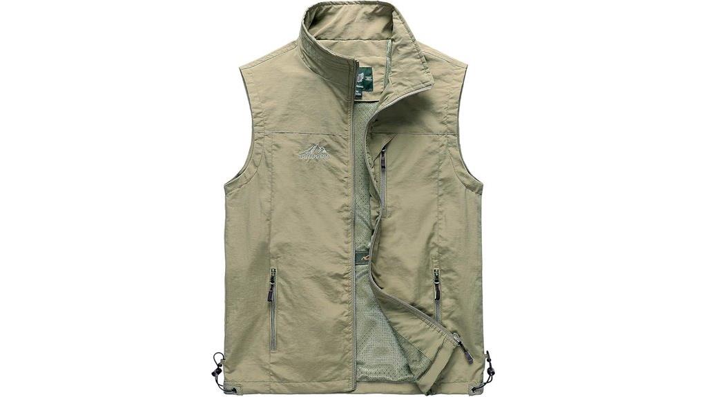 lightweight outdoor travel vest