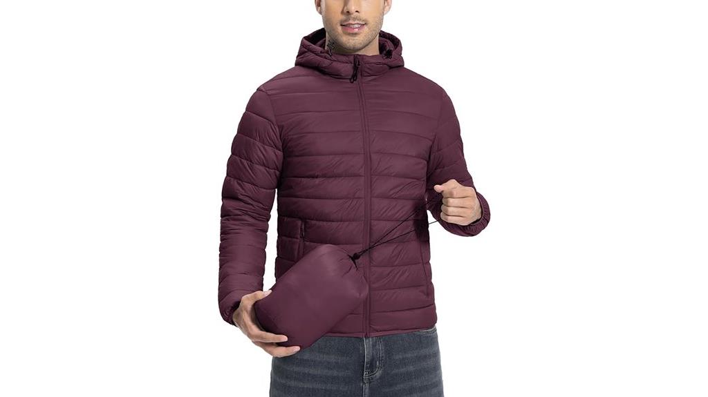 lightweight packable puffer jacket