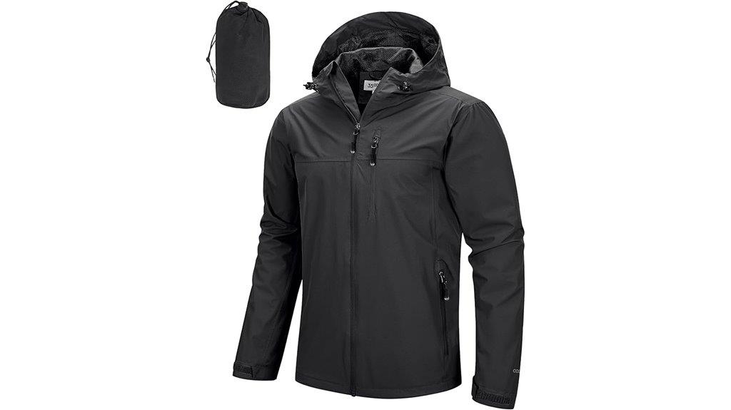 lightweight packable rain jacket
