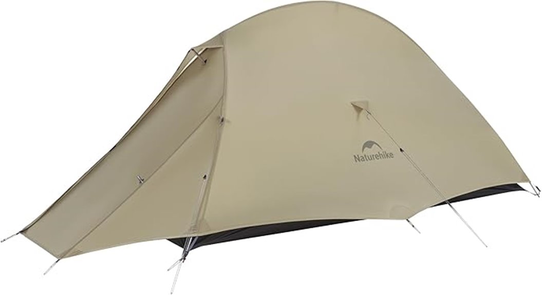 lightweight single person tent