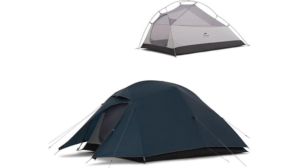 lightweight three person tent