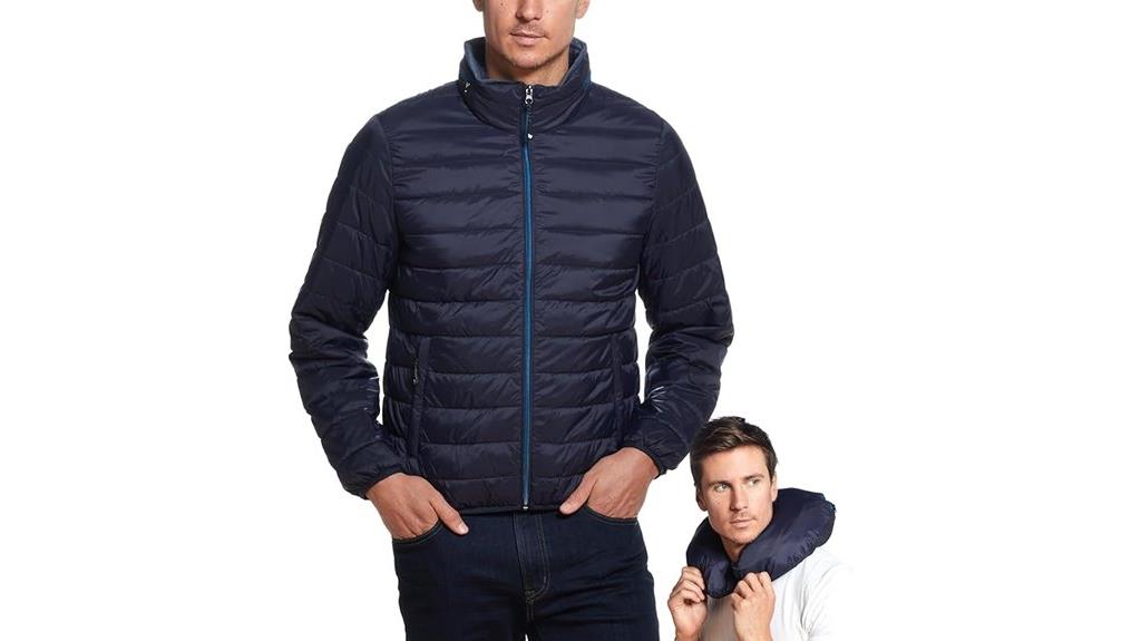 lightweight travel puffer jacket