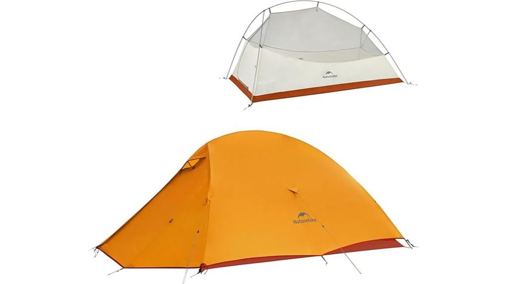 lightweight two person backpacking tent